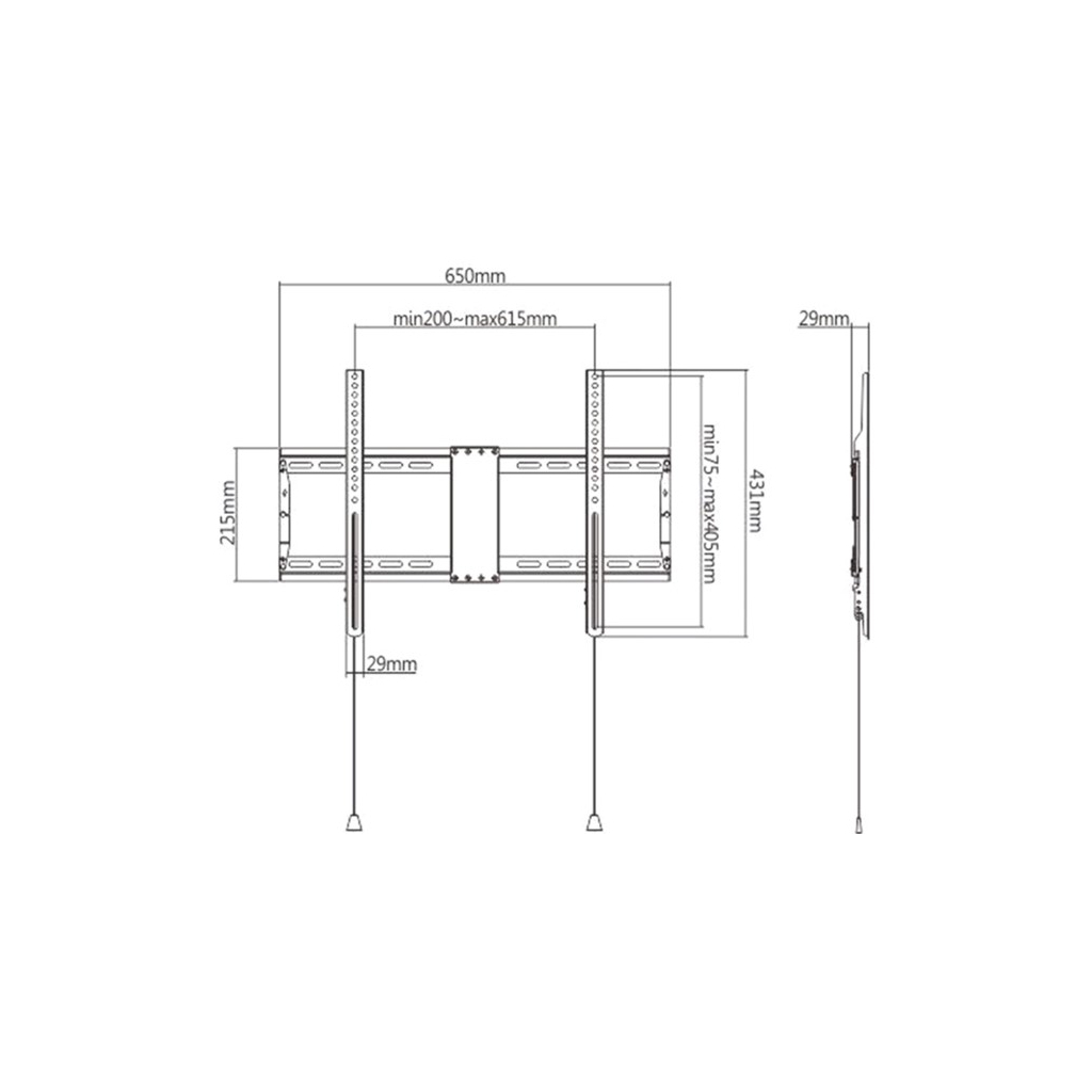 Кронштейн Gembird WM-80F-01 - зображення 2
