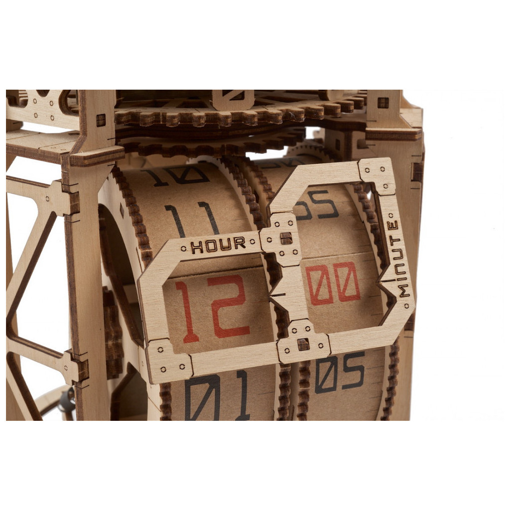 Конструктор Ugears Астроном. Настільний годинник із турбійоном (6337289) - зображення 10
