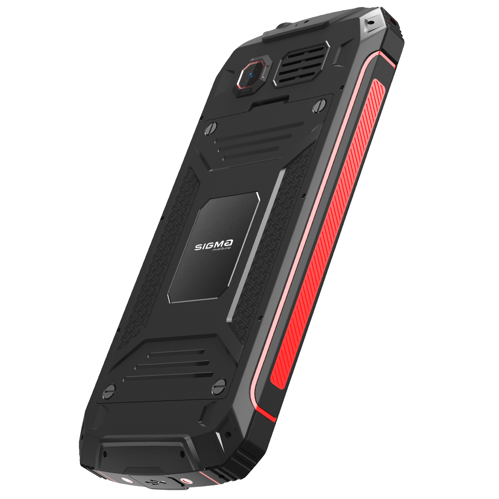 Мобільний телефон Sigma X-treme PR68 Black Red (4827798122129) - зображення 4