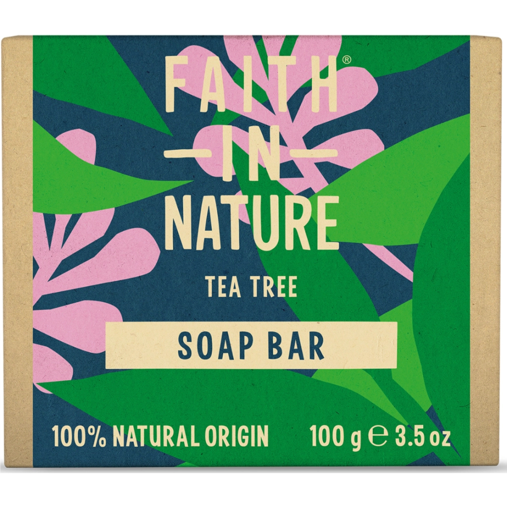 Тверде мило Faith in Nature Натуральне З чайним деревом 100 г (708002100543) - зображення 1