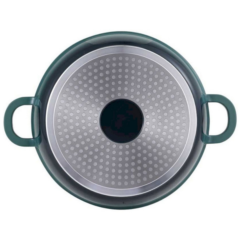 Сотейник Bergner Excalibur з кришкою 24 см Green (BG-36103-GR) - зображення 4