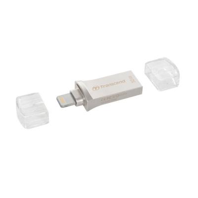 USB флеш накопичувач Transcend 32GB JetDrive Go 500 Silver USB 3.1/Lightning (TS32GJDG500S) - зображення 2