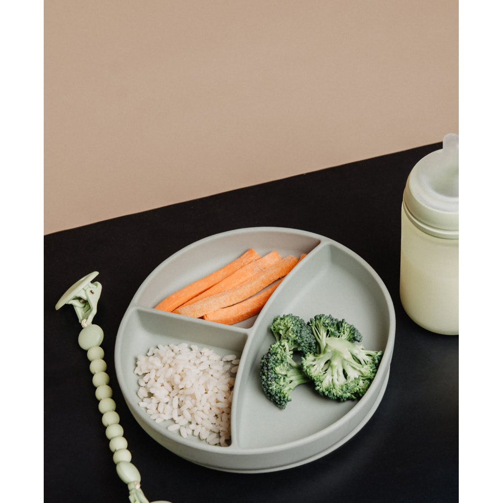 Тарілка дитяча Suavinex Colour Essence силіконова для вводу прикорму на 3 секції, +6 міс. рожева (402916) - picture 4