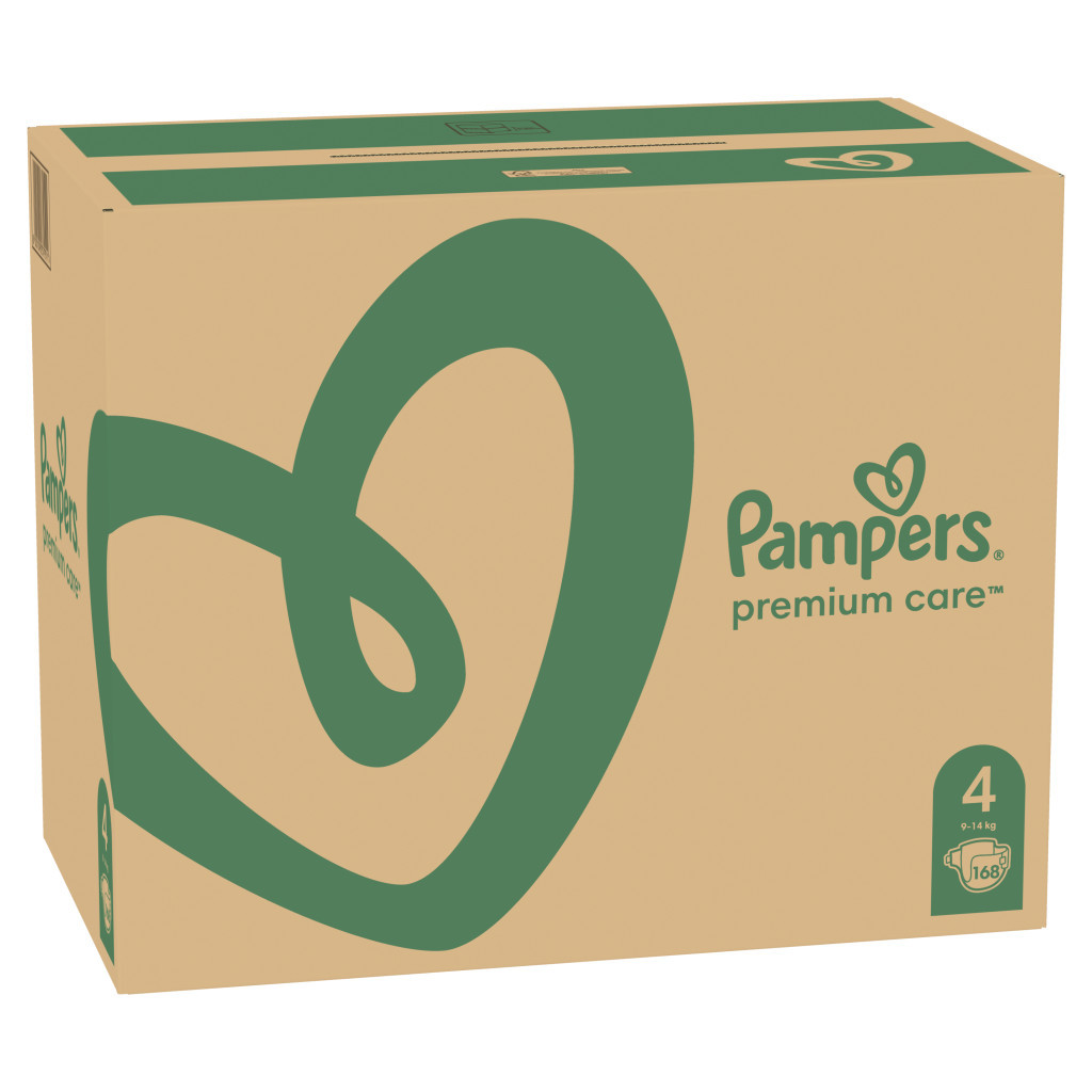 Підгузки Pampers Premium Care Maxi Розмір 4 (9-14 кг) 168 шт (8001090379511) - зображення 3