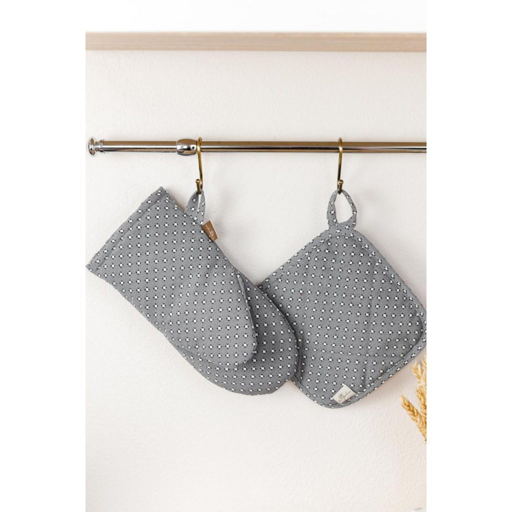 Кухонна прихватка Прованс Merry Christmas сіра 20х20 (031456) - изображение 6