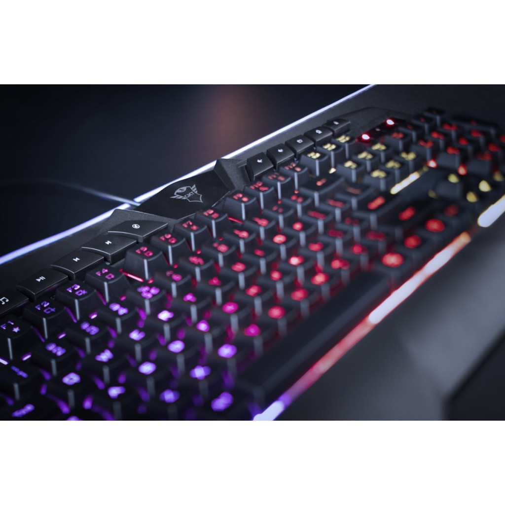 Клавіатура Trust GXT881 Odyss Semi-Mech USB Black (24303) - зображення 4