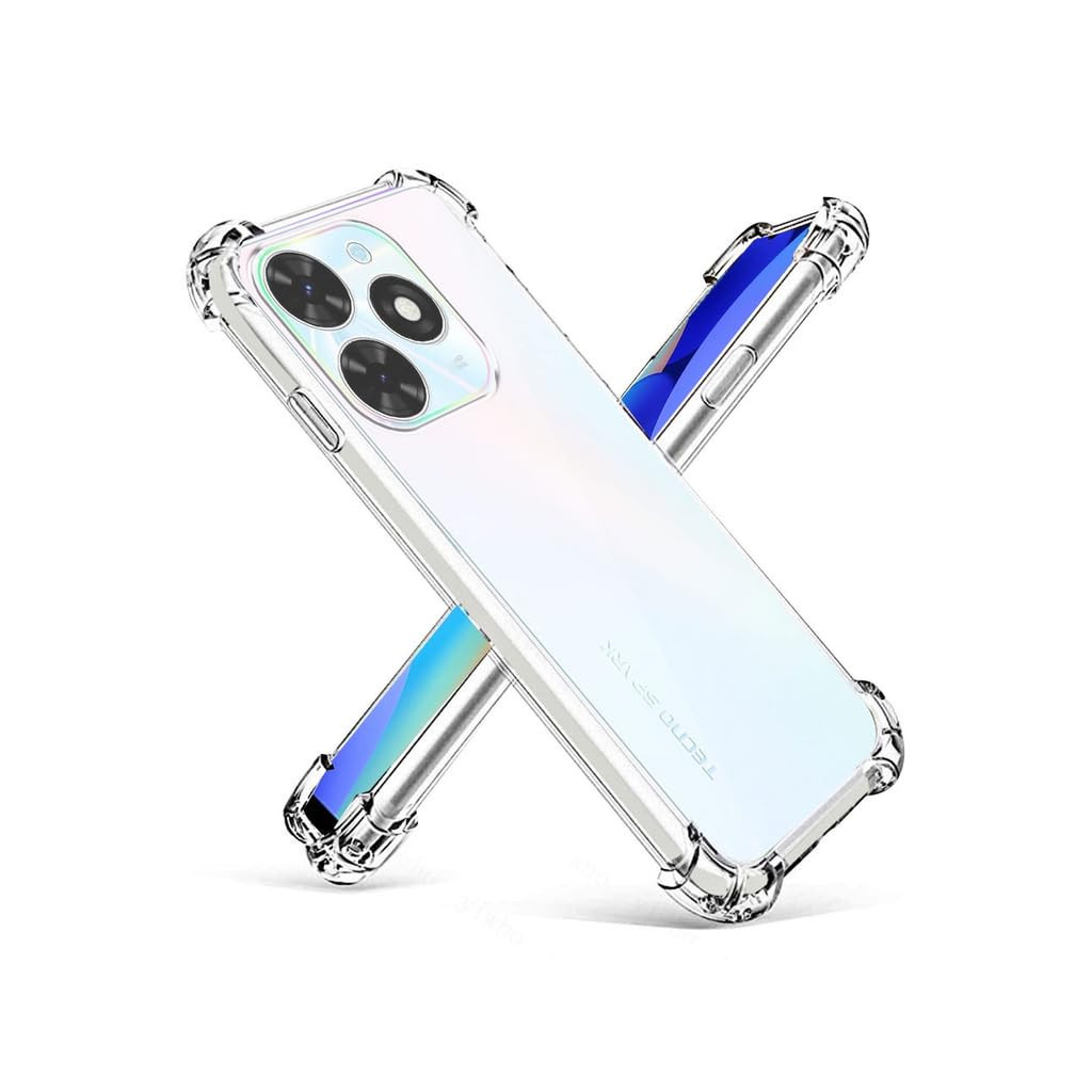 Чохол до мобільного телефона BeCover Anti-Shock Tecno Spark 20C (BG7n) Clear (710617) - зображення 1