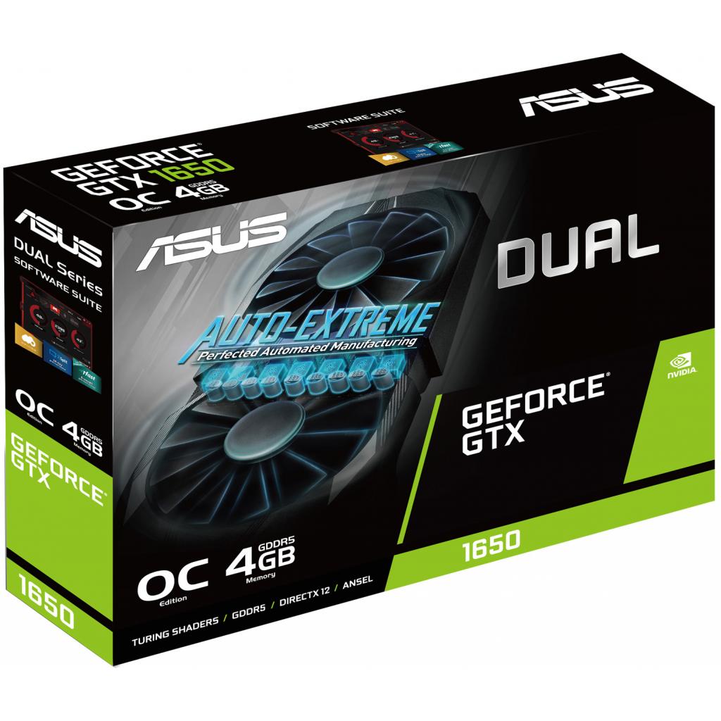Відеокарта ASUS GeForce GTX1650 4096Mb DUAL OC (DUAL-GTX1650-O4G) - зображення 6