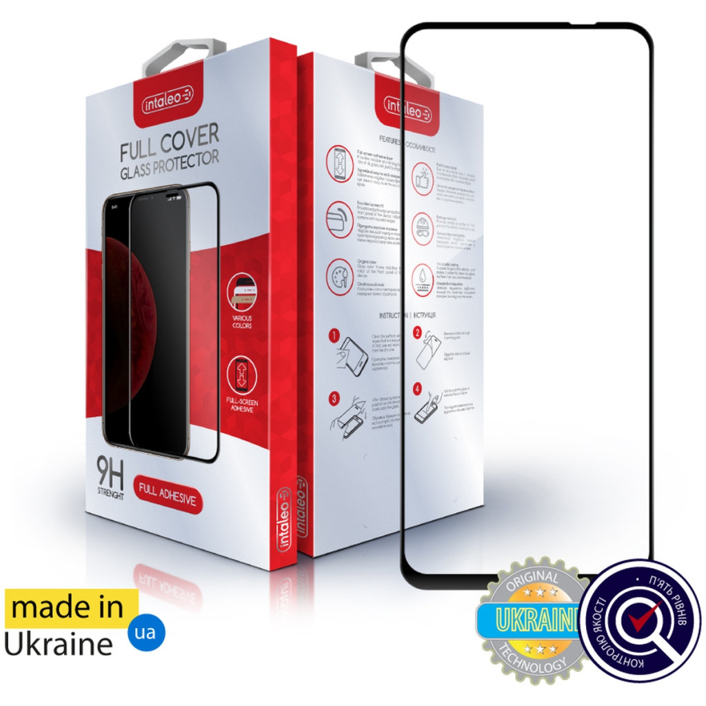 Скло захисне Intaleo Full Glue Oppo A3x Black (1283126598784) - зображення 1