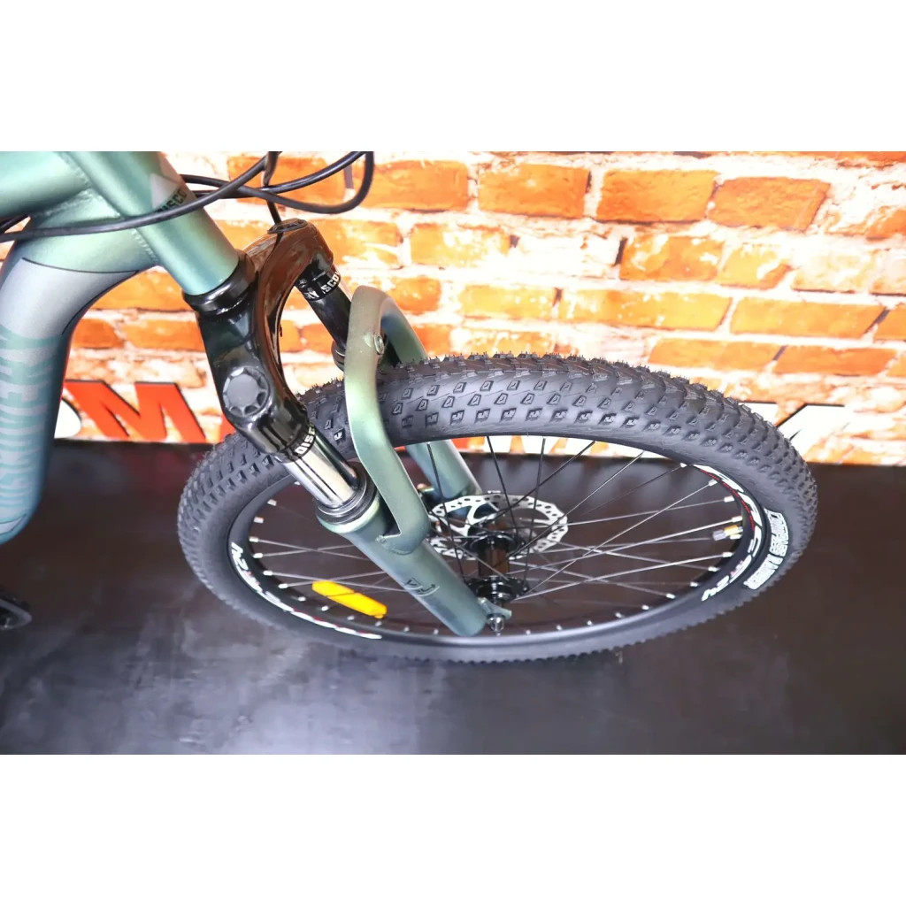 Велосипед Discovery Flint AM DD 24" 13" ST 2024 Зелено-сріблястий (OPS-DIS-24-332) - зображення 4