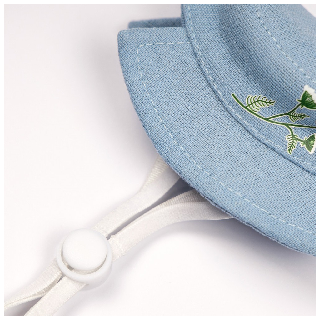 Кепка для тварин Pet Fashion Blue XS з квітковим принтом (4823082434220) - зображення 3