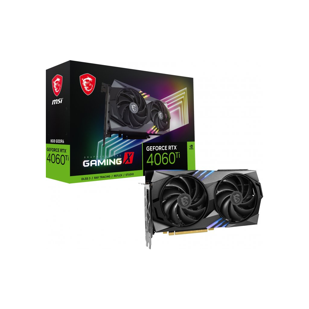 Відеокарта MSI GeForce RTX4060Ti 8Gb GAMING X (RTX 4060 Ti GAMING X 8G) - зображення 8