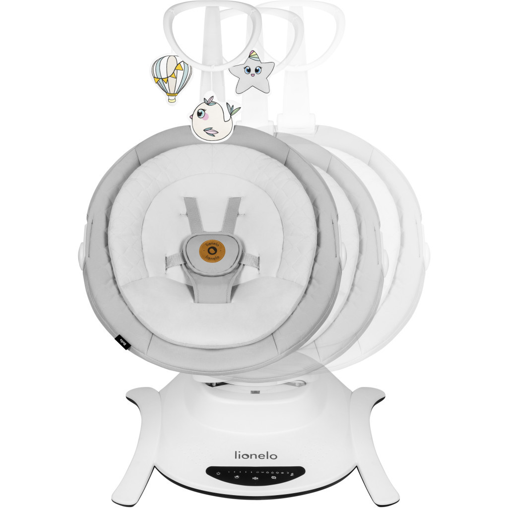 Крісло-гойдалка Lionelo Bella Grey Concrete (LO-BELLA GREY CONCRETE) - зображення 6