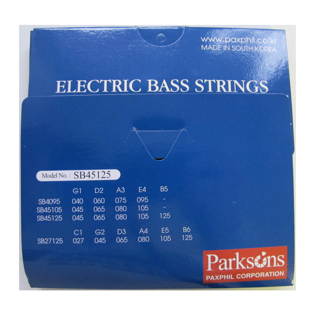 Струни для гітари Parksons Electric Bass Strings (40-125) (SB45125) - зображення 3