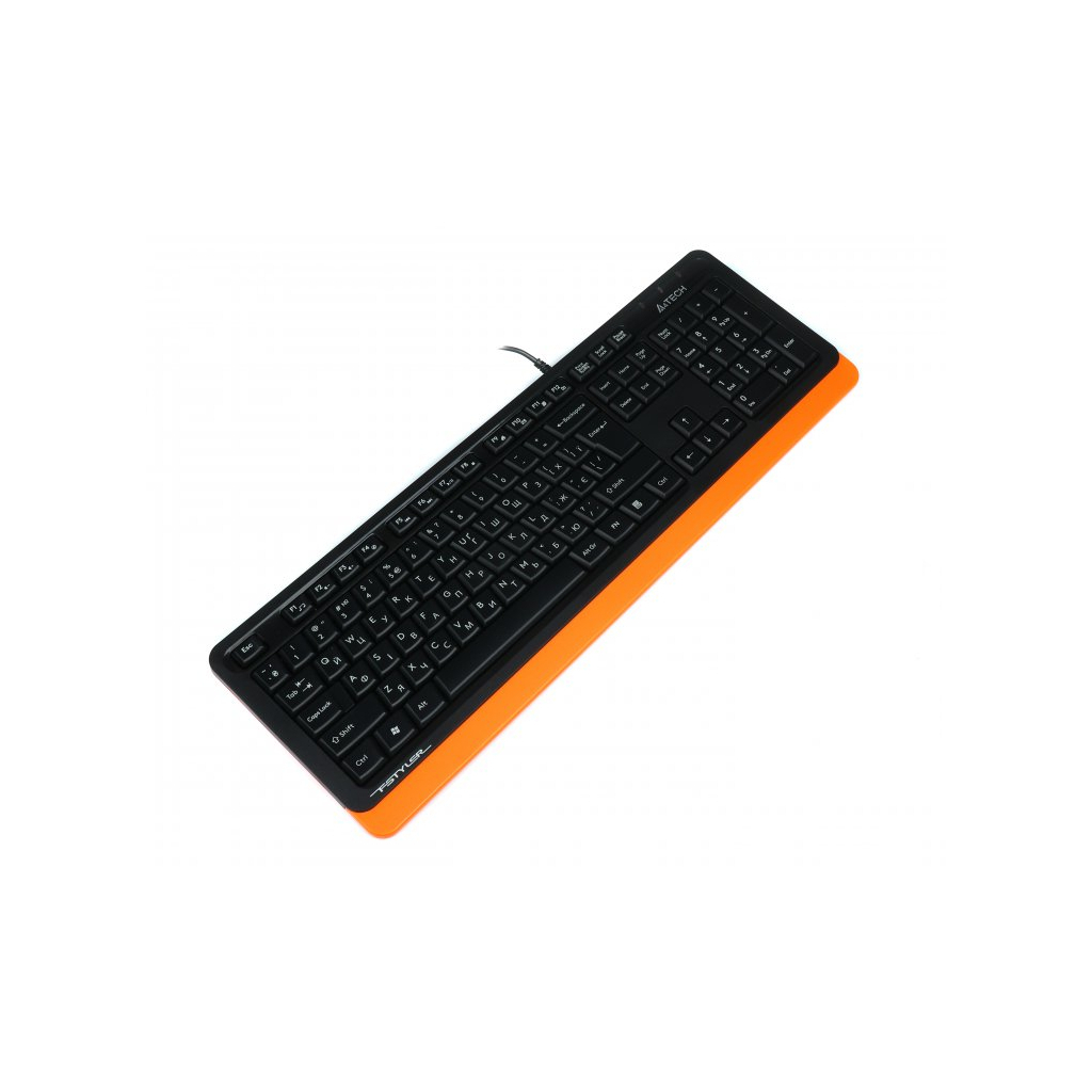 Клавіатура A4Tech FKS10 USB Orange (4711421963398) - зображення 4