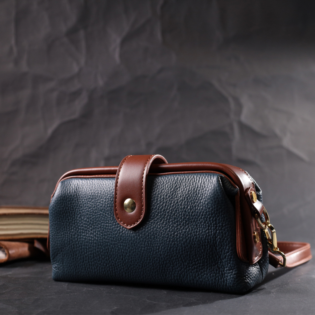 Сумка Vintage Синя (22428) - зображення 10