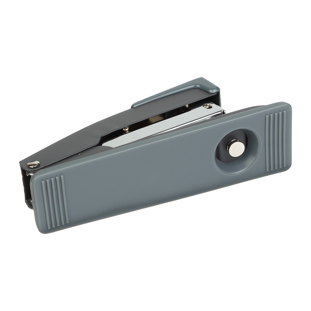 Степлер Buromax металевий, JOBMAX, 20 аркушів, (скоби №24; 26), 112 х 44 х 34 мм, сірий (BM.4258-09) - зображення 4