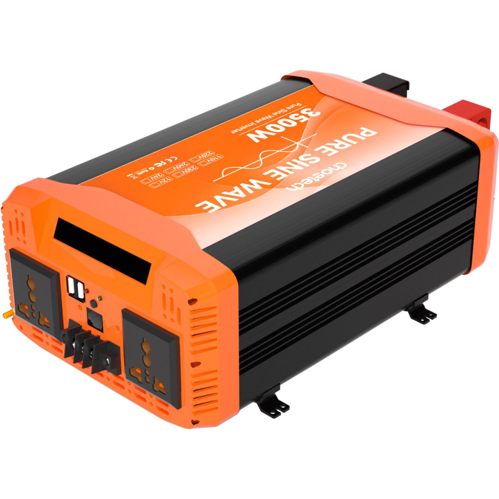 Автомобільний інвертор Choetech 12/220V 1600Вт, чиста синусоїда (CJ3500Q-V2) - зображення 2