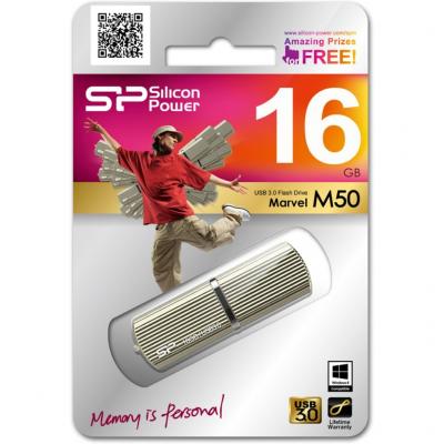 USB флеш накопичувач Silicon Power 16GB MARVEL M50 USB 3.0 (SP016GBUF3M50V1C) - зображення 3