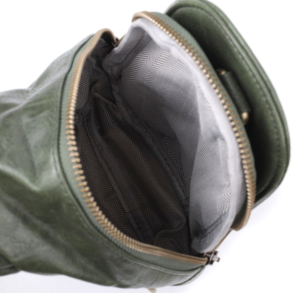 Сумка Vintage Через плече з екошкіри Зелена (22791) - зображення 6