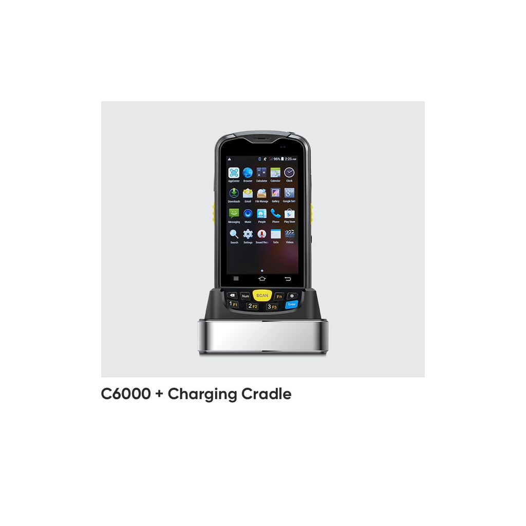 Термінал збору даних Chainway C6000 2D 3GB/32GB/WiFi/Bluetooth/NFC/4"/Android (C60AL-2SE-N-CR3A10) - зображення 3