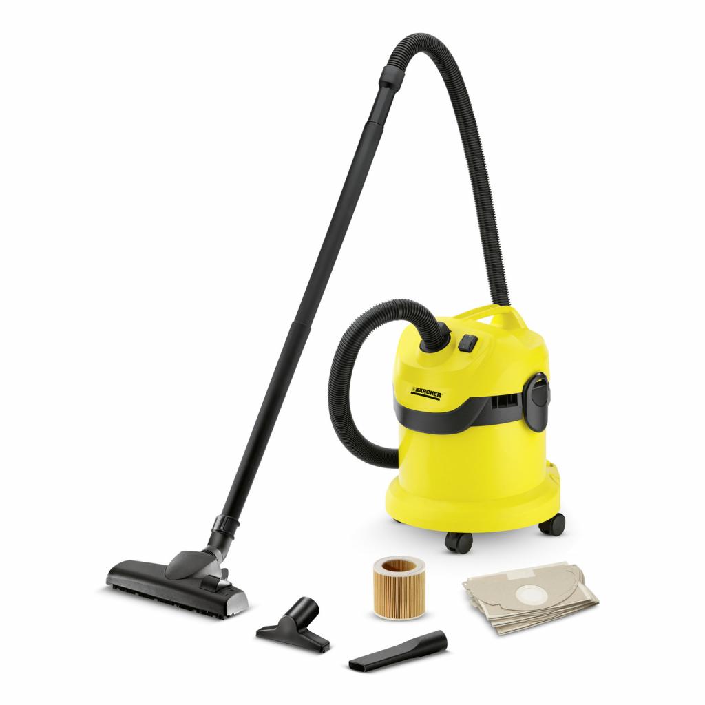 Пилосос будівельний Karcher WD 2 Home Vac для сухого та вологого прибирання (1.629-773.0) - зображення 1