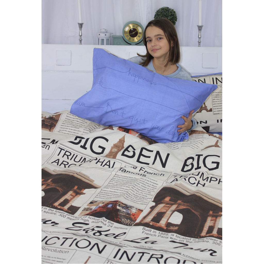 Постільна білизна MirSon Бязь 17-0536 Big Ben 110х140 (2200003791334) - зображення 5