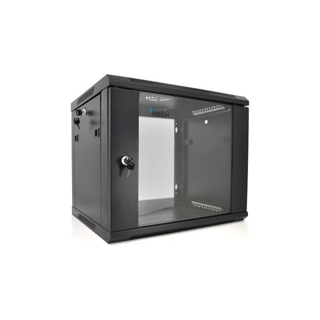 Шафа настінна Merlion 9U 19" 600*600*500 (Ш*Г*В)мм, black (Ml3-6609 / 23528) - изображение 1