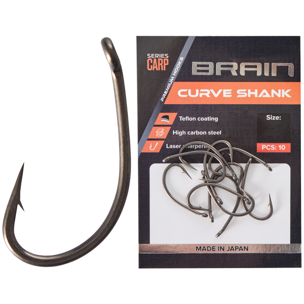 Гачок Brain fishing Curve Shank 2 (10 шт/уп) (1858.80.13) - зображення 1