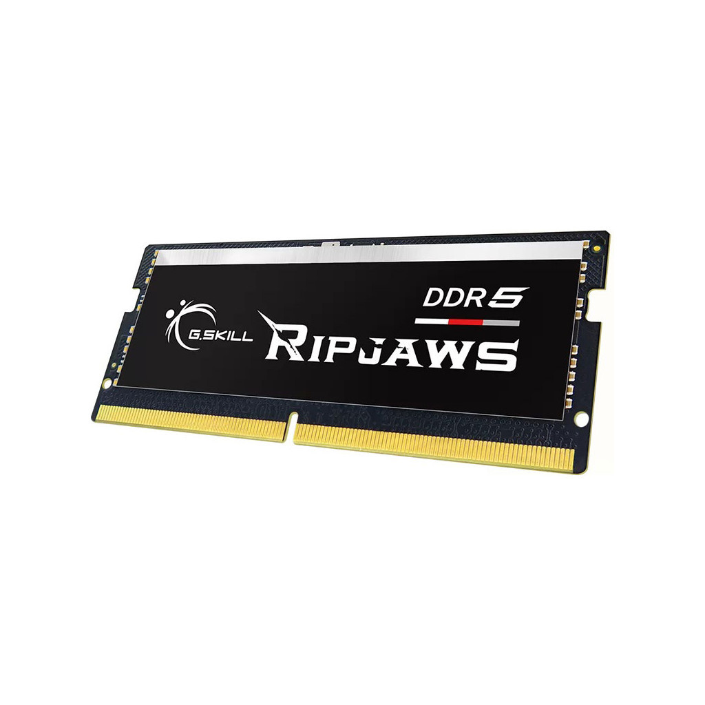 Модуль пам'яті для ноутбука SoDIMM DDR5 32GB (2x16GB) 4800 MHz Ripjaws G.Skill (F5-4800S4039A16GX2-RS) - зображення 5
