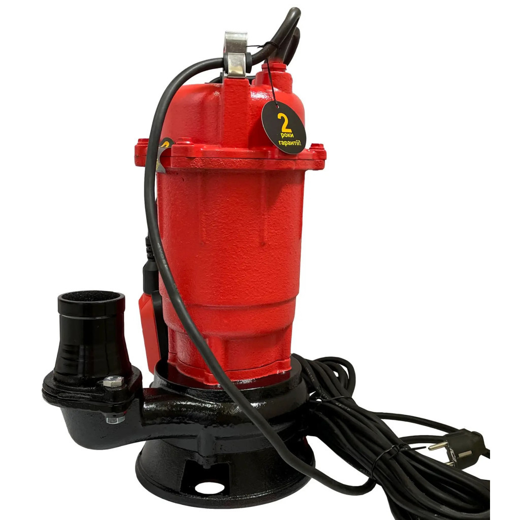 Заглибний насос Optima фекальний WQD 8-12, 8000 л/год, 0.9кВт, 230В (9608) - изображение 2