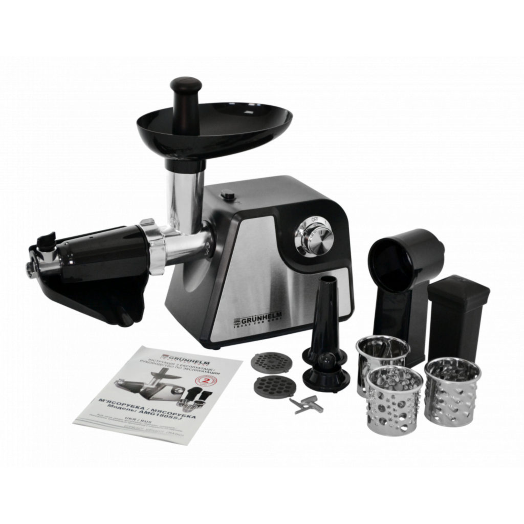М'ясорубка Grunhelm AMG180SSJ - изображение 6