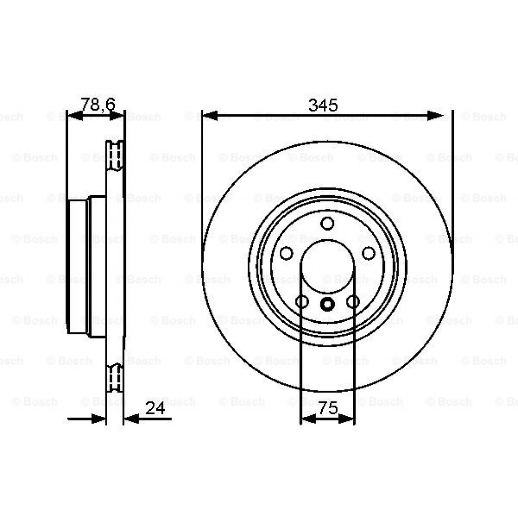 Гальмівний диск Bosch 0 986 479 443 - зображення 5
