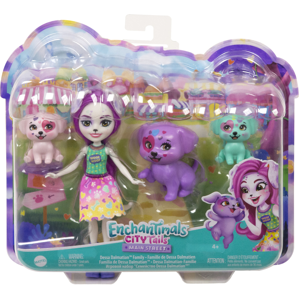 Лялька Enchantimals Родина далматинця Дессі (HKN14) - зображення 3