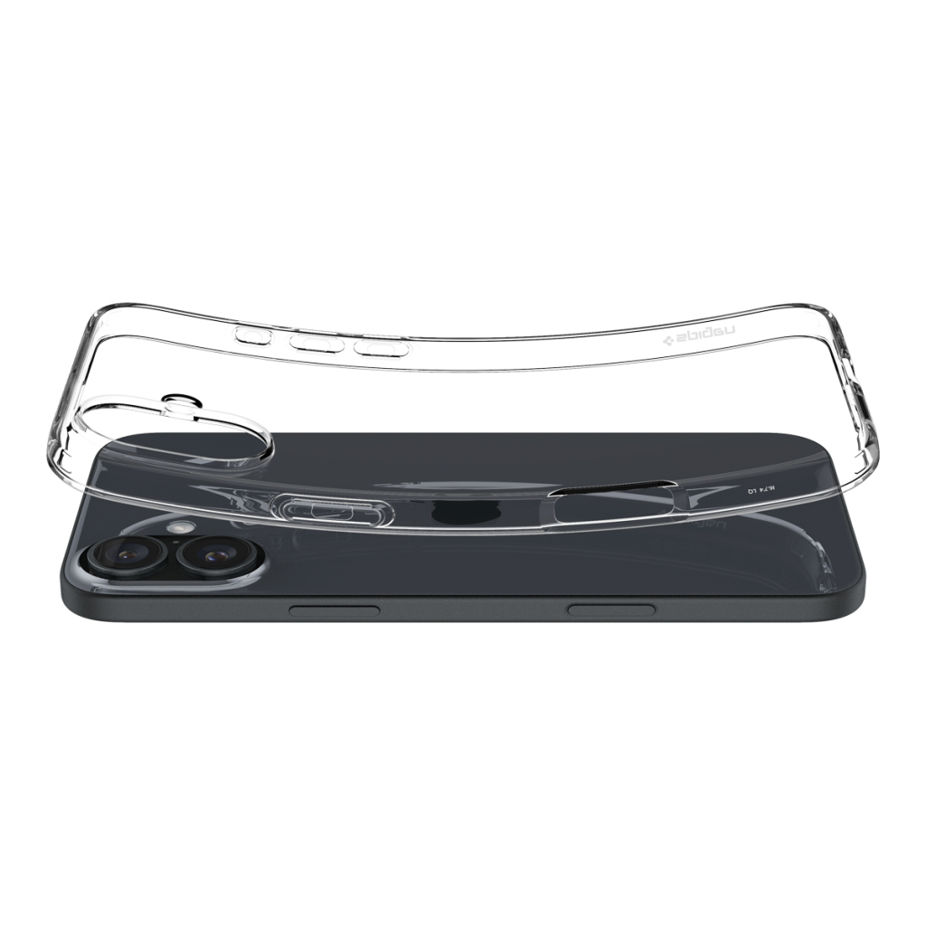 Чохол до мобільного телефона Spigen iPhone 16 Liquid Crystal Crystal Clear (ACS08190) - зображення 5