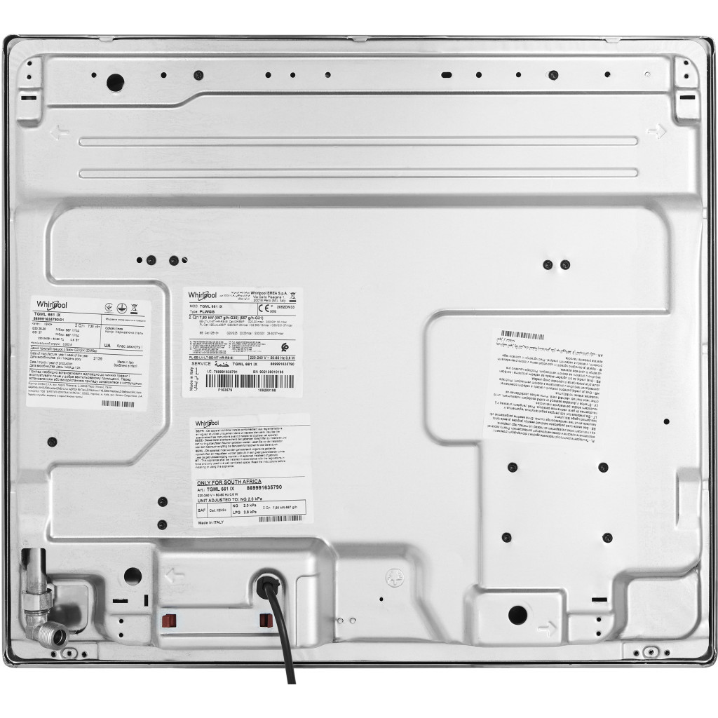Варочна поверхня Whirlpool TGML661IX - зображення 8
