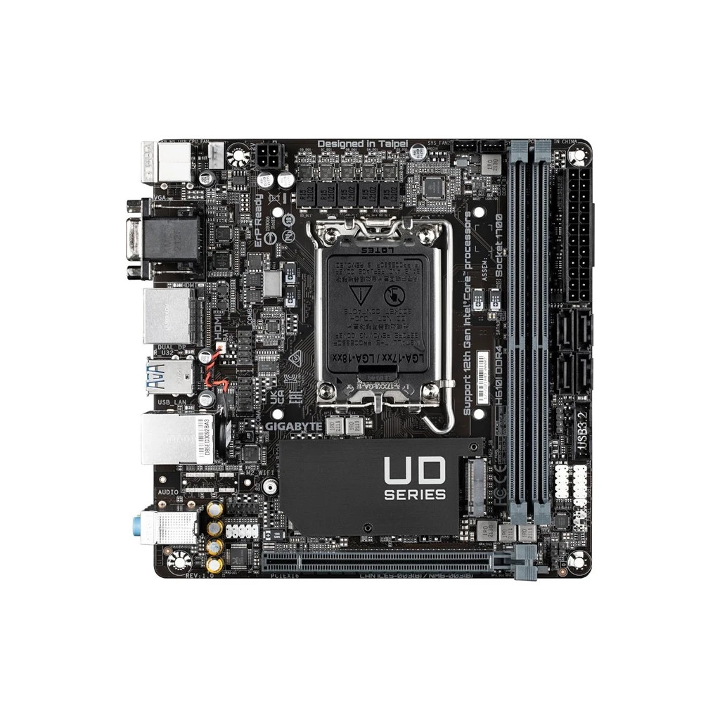 Материнська плата GIGABYTE H610I DDR4 - зображення 1