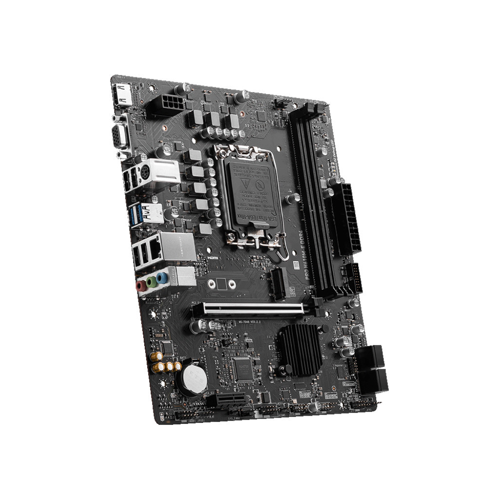 Материнська плата MSI PRO H610M-E DDR4 - зображення 4