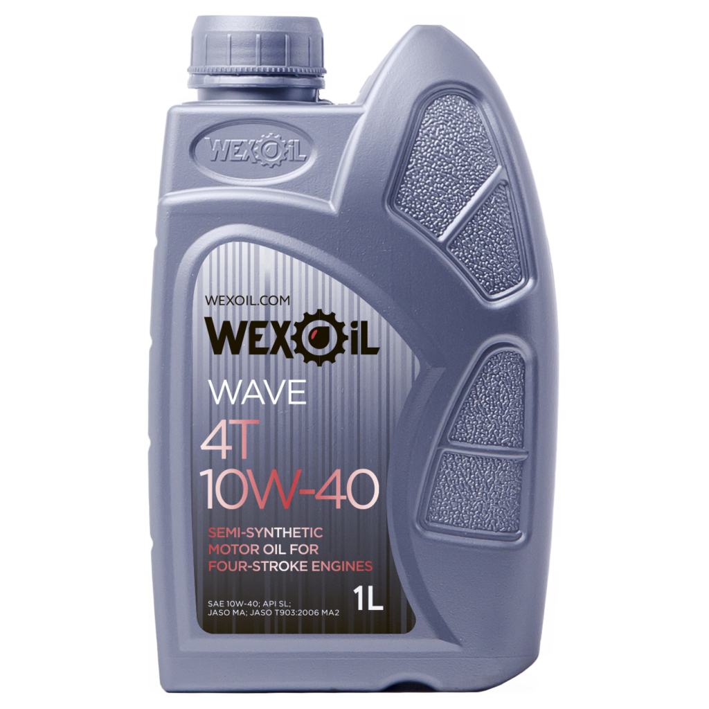 Моторна олива WEXOIL Wave 4T 10w40 1л - зображення 1