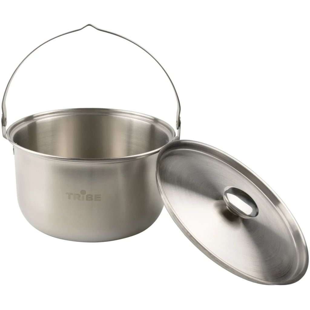 Котел туристичний Tribe Family Pot 3,5 л сталевий (T-FH-0005-metal) - изображение 3