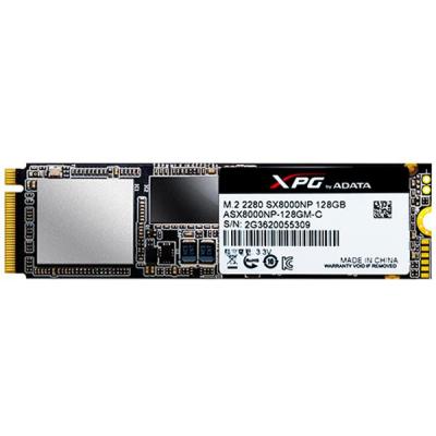Накопичувач SSD M.2 2280 128GB ADATA (ASX8000NPC-128GM-C) - зображення 1