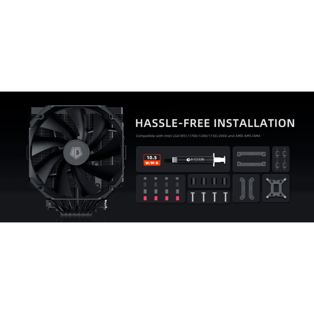 Кулер до процесора ID-Cooling FROZN A720 Black - изображение 12
