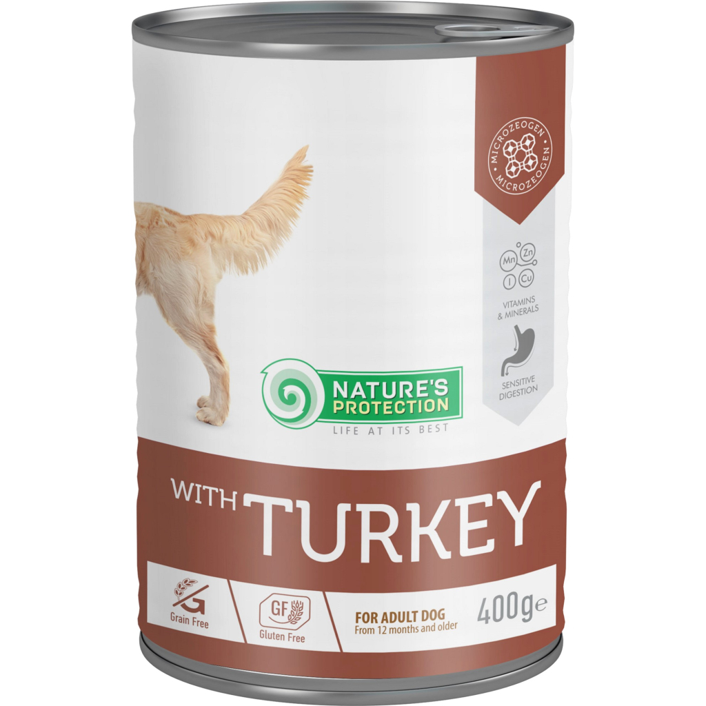 Консерви для собак Nature's Protection with Turkey 400 г (KIK45601) - зображення 1