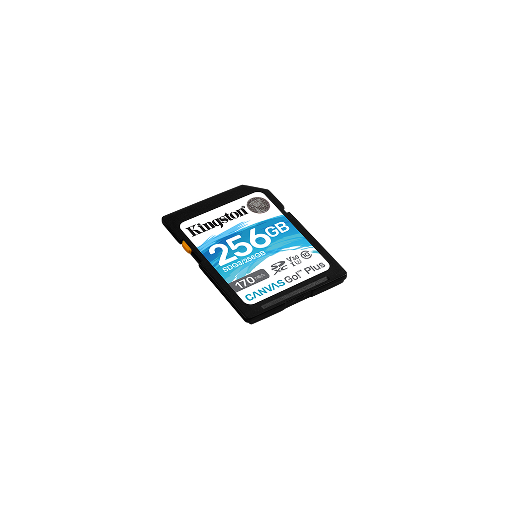 Карта пам'яті Kingston 256GB SDXC class 10 UHS-I U3 Canvas Go Plus (SDG3/256GB) - зображення 2
