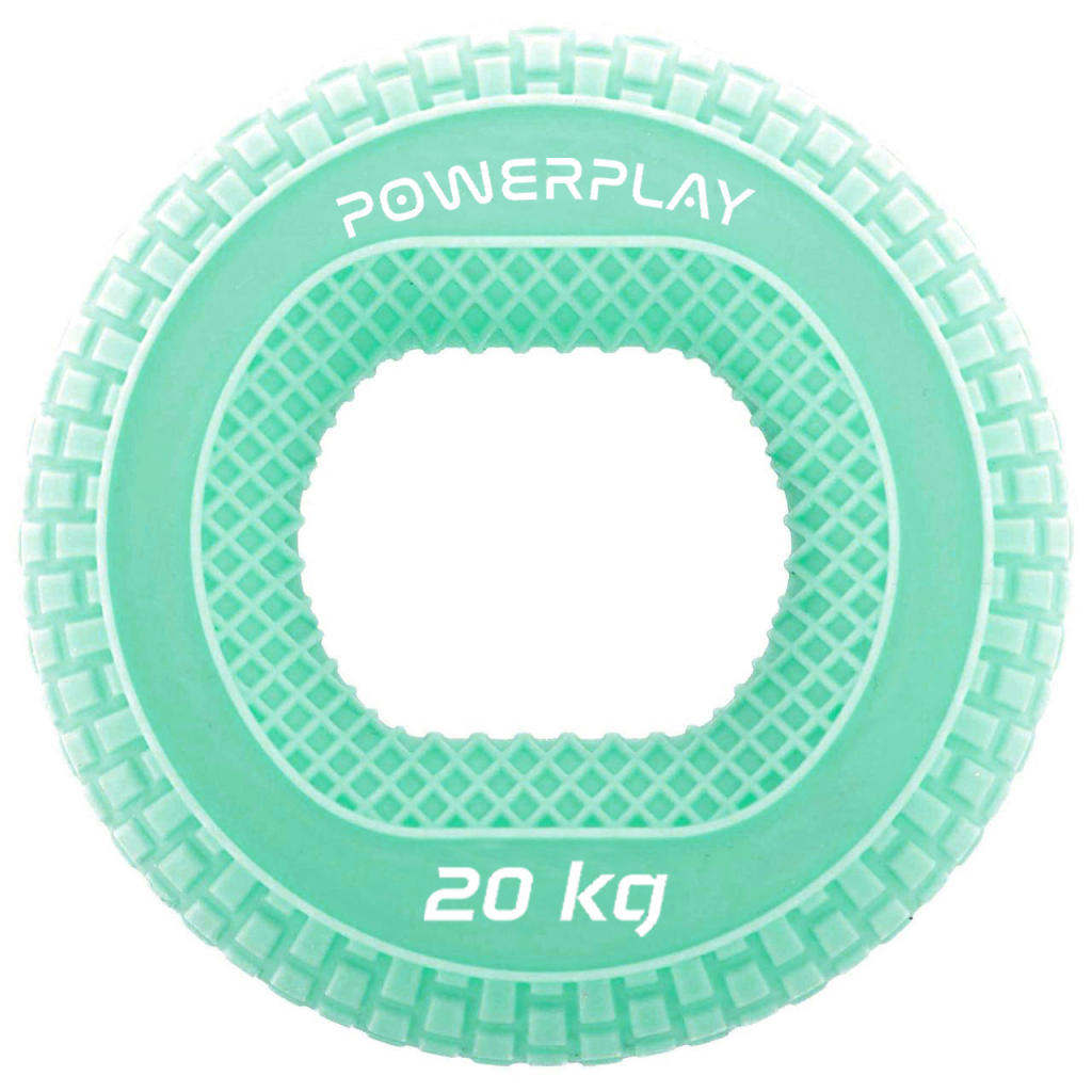 Еспандер PowerPlay PP-4333 Hand Grip Medium 20 кг Зелений (PP_4333_Green_20kg) - зображення 1