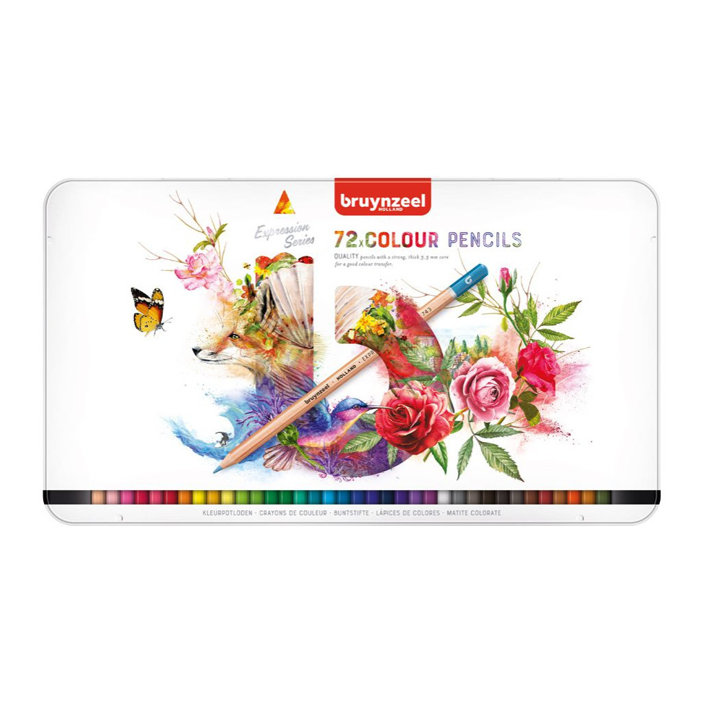 Олівці кольорові Bruynzeel EXPRESSION 72 кольорів (8712079424954) - зображення 1