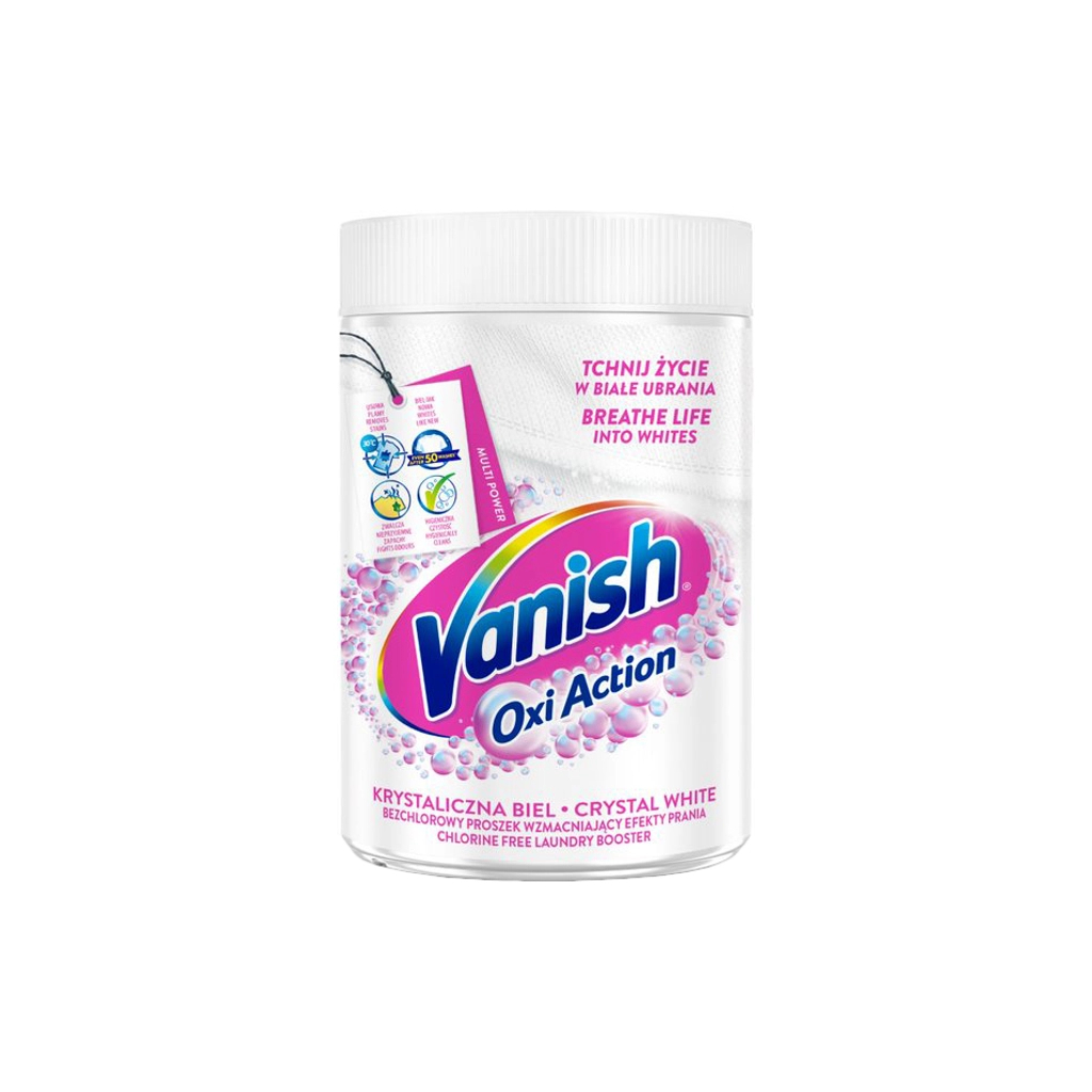 Засіб для видалення плям Vanish Oxi Action Кришталева білизна 625 г (5900627081756/5997321747804) - изображение 1