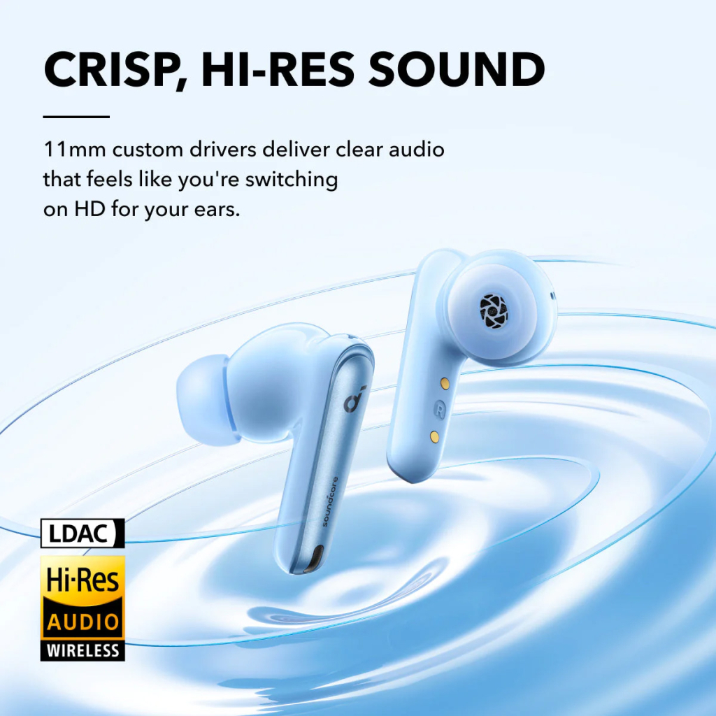Навушники Anker SoundСore Liberty 4 NC Light Blue (A3947G61) - зображення 5