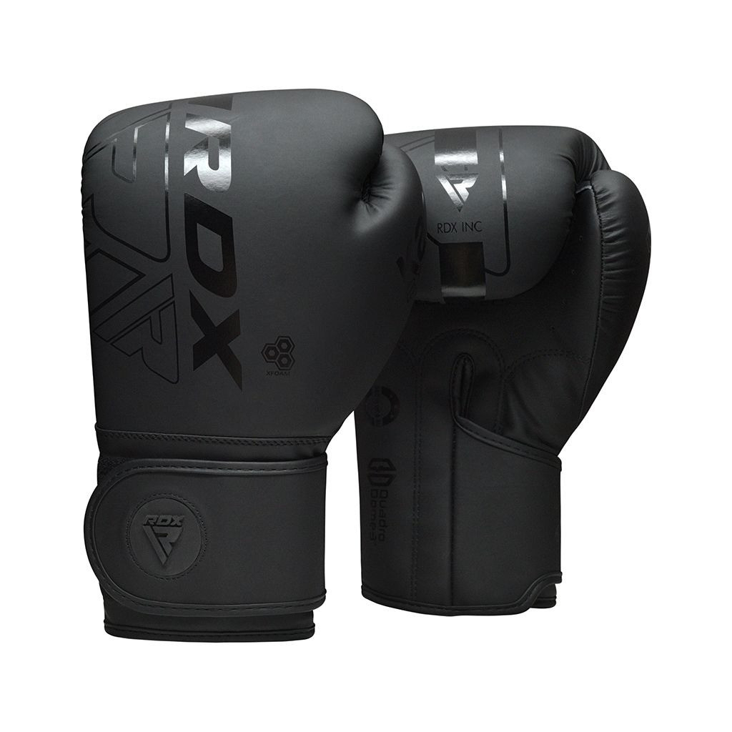 Боксерські рукавички RDX F6 Kara Matte Black 6 унцій (BGR-F6MB-6OZ) - изображение 2