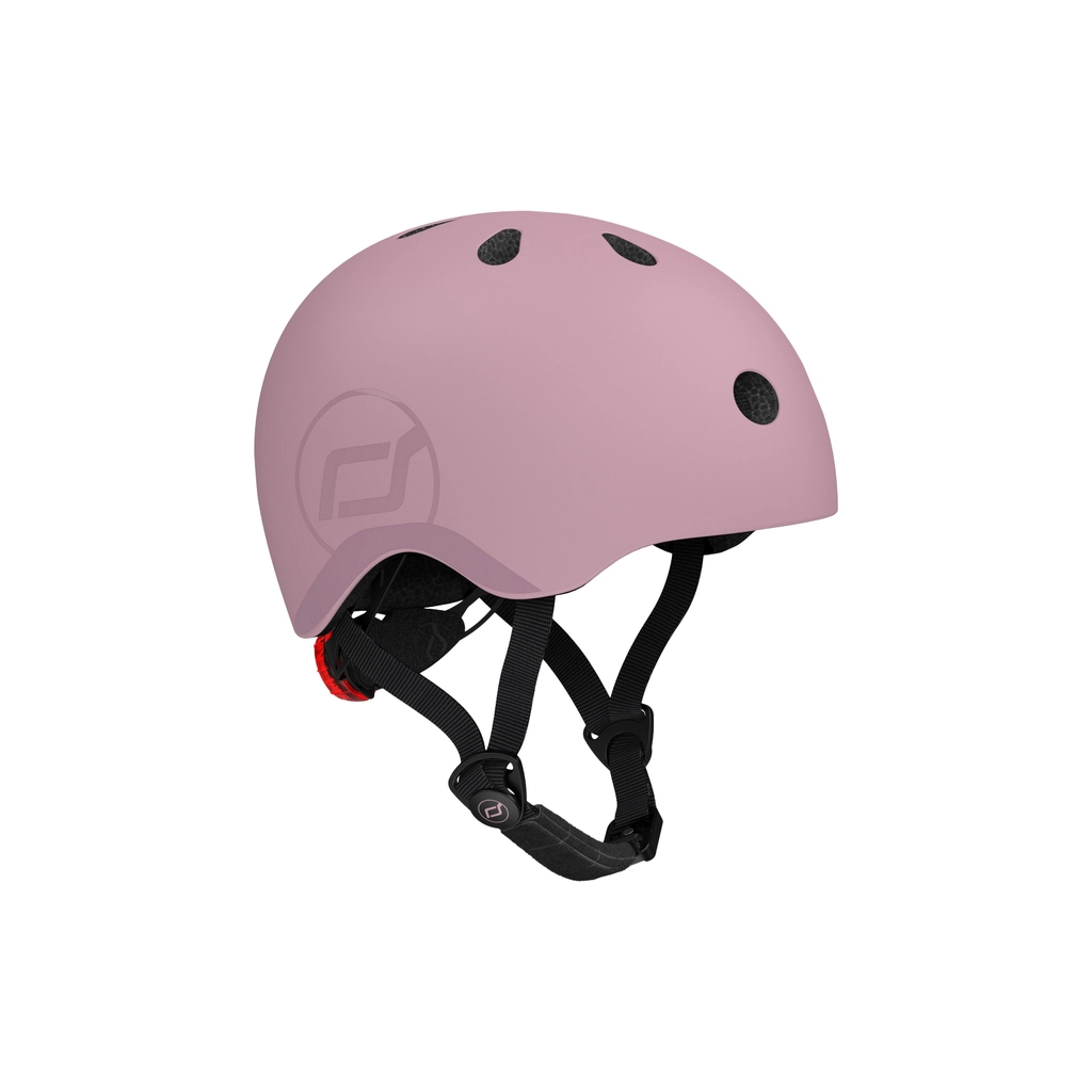 Шолом Scoot&Ride пастельно-бузковий з ліхтариком 51-53см (SR-190605-WILDBERRY) - зображення 1
